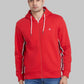 Raymond Men White Solid Regular Fit Cotton Blend Sweatshirt