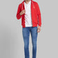 Raymond Men White Solid Regular Fit Cotton Blend Sweatshirt