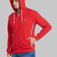 Raymond Men White Solid Regular Fit Cotton Blend Sweatshirt