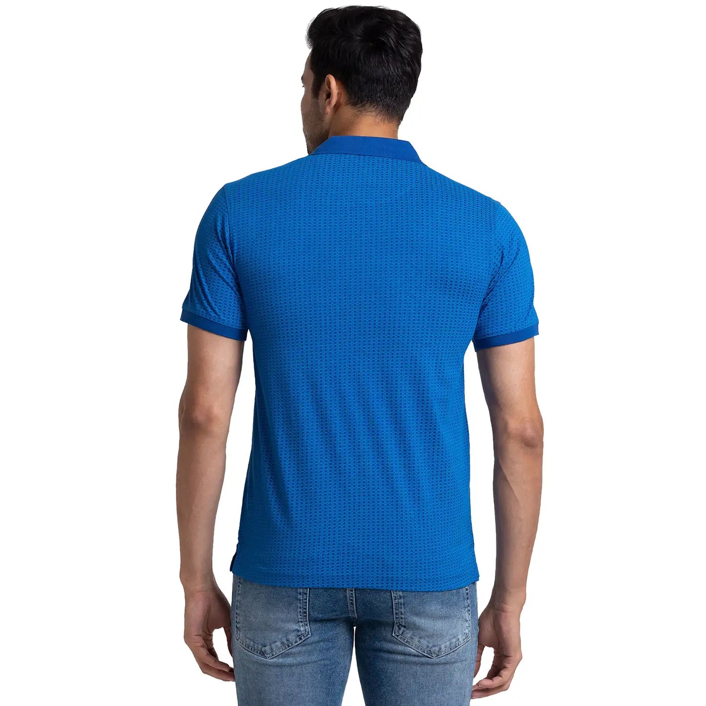 Men Regular Fit Green Polo