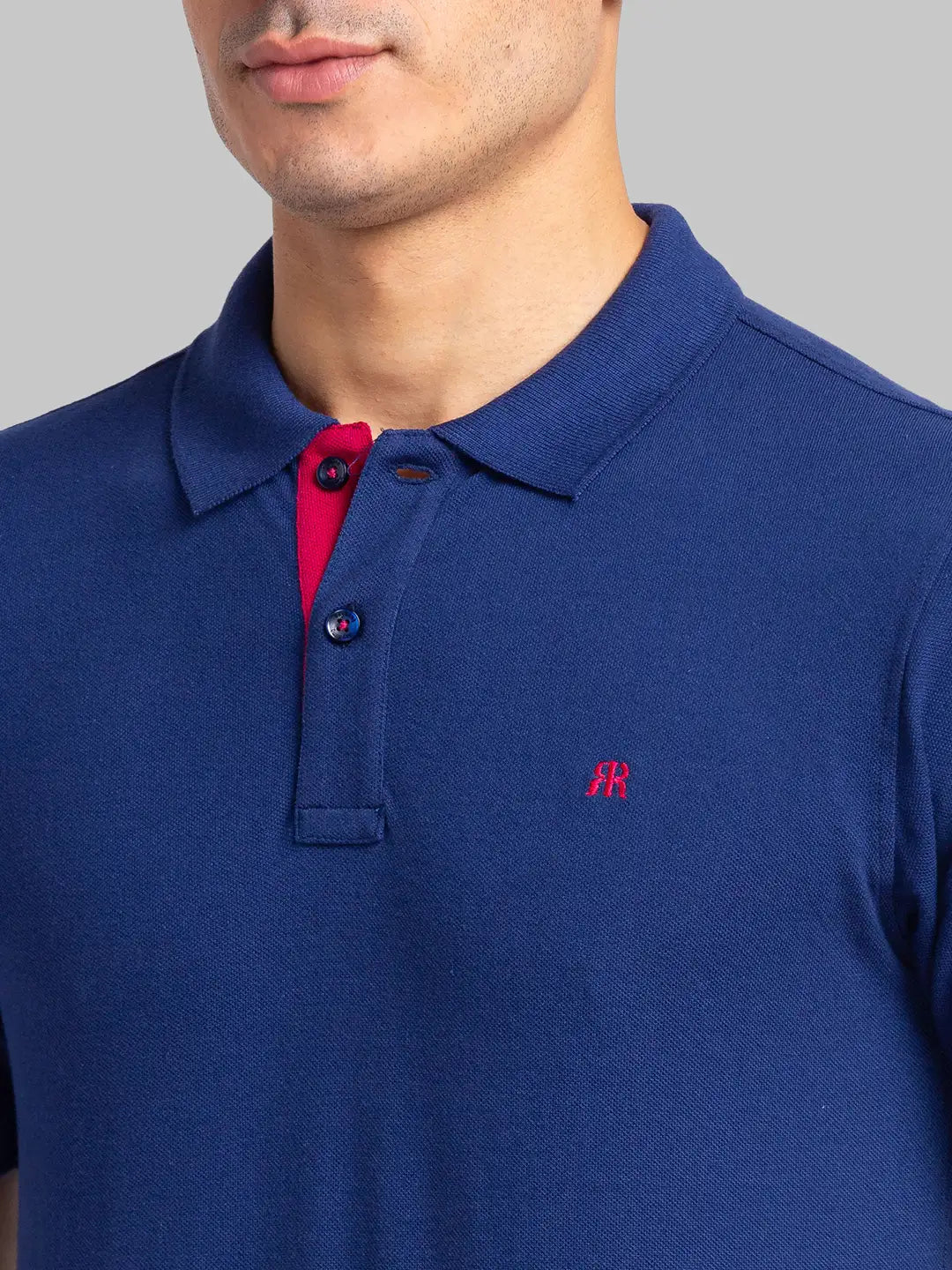 Men Slim Fit Black Polo