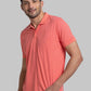 Men Slim Fit Dark Maroon Polo