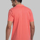 Men Slim Fit Dark Maroon Polo