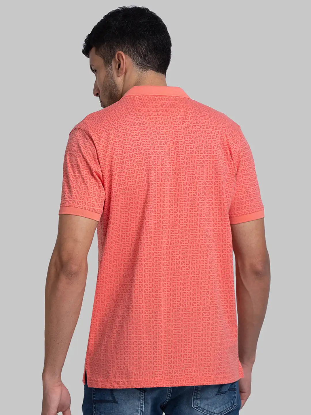 Men Slim Fit Dark Maroon Polo