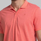 Men Slim Fit Dark Maroon Polo