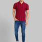 Men Slim Fit Dark Green Polo