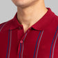 Men Slim Fit Dark Green Polo
