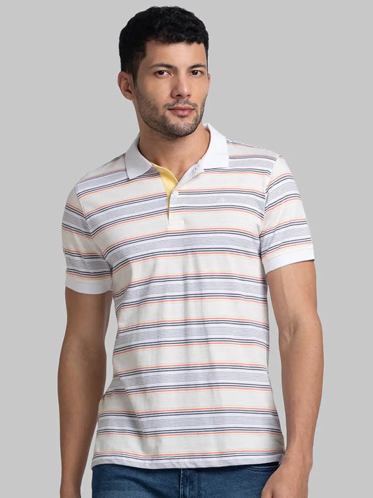 Men Contemporary Fit Dark Blue Polo