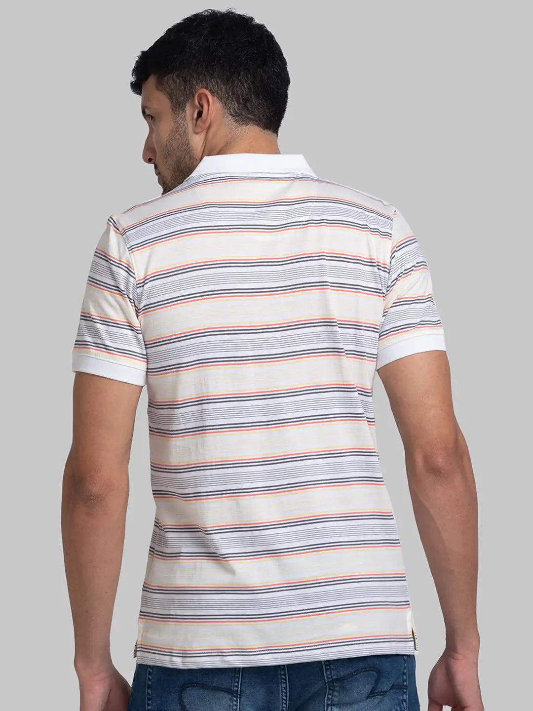 Men Contemporary Fit Dark Blue Polo