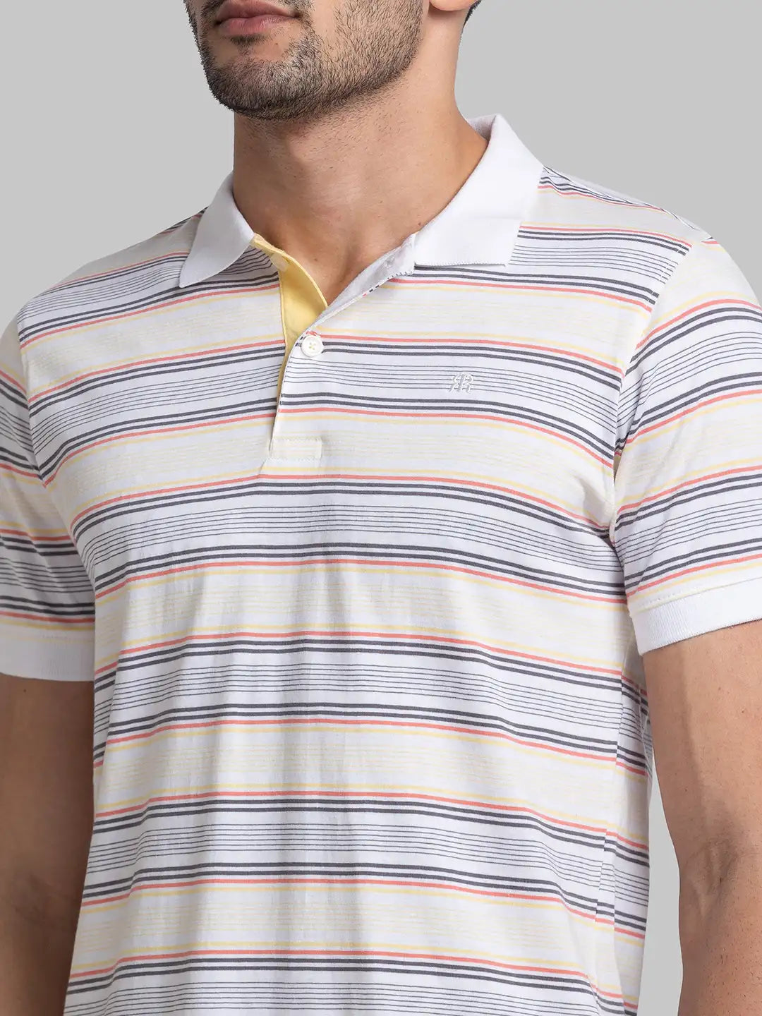 Men Contemporary Fit Dark Blue Polo