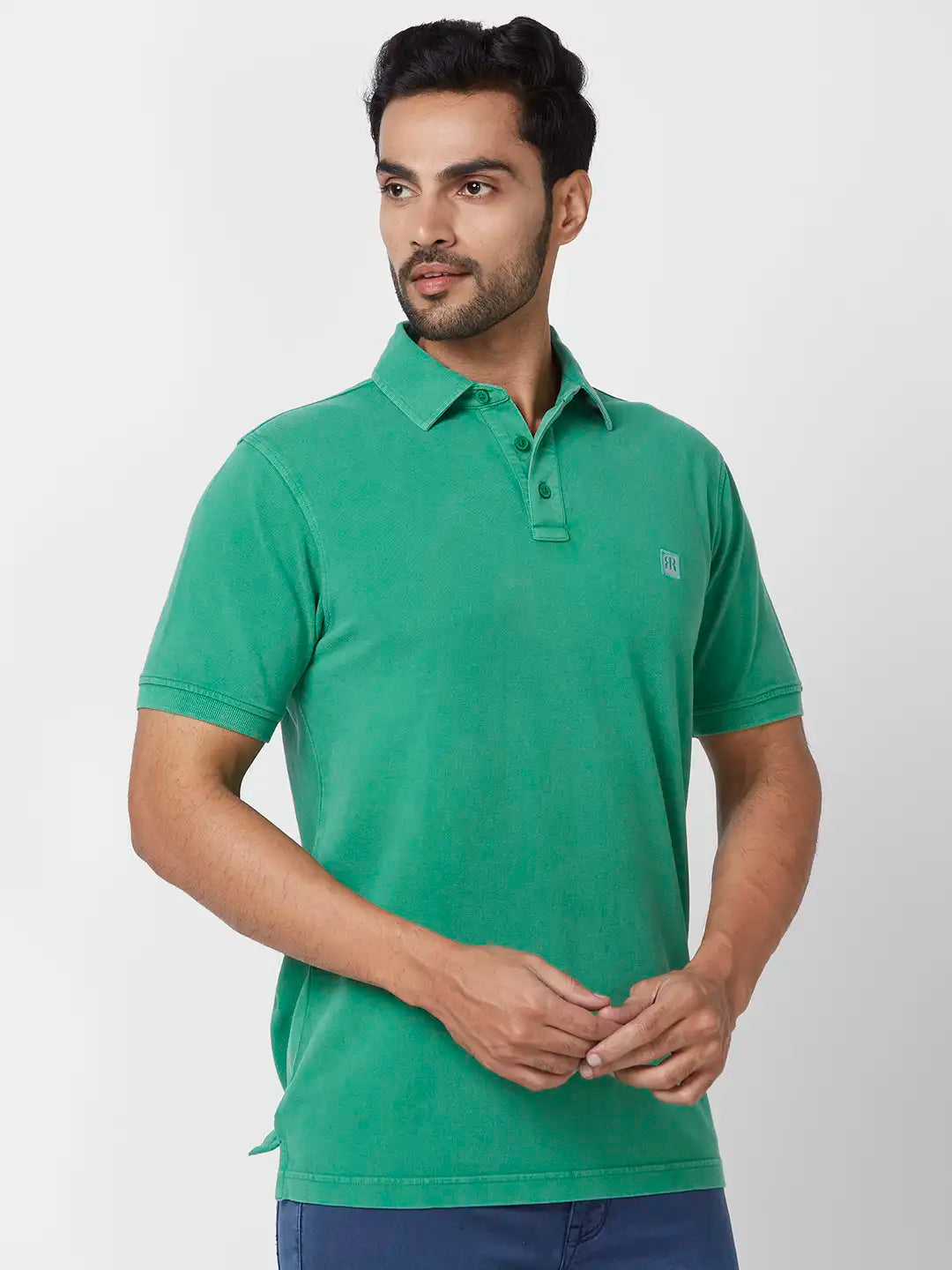 Raymond Contemporary Fit Printed Dark Maroon T-Shirt