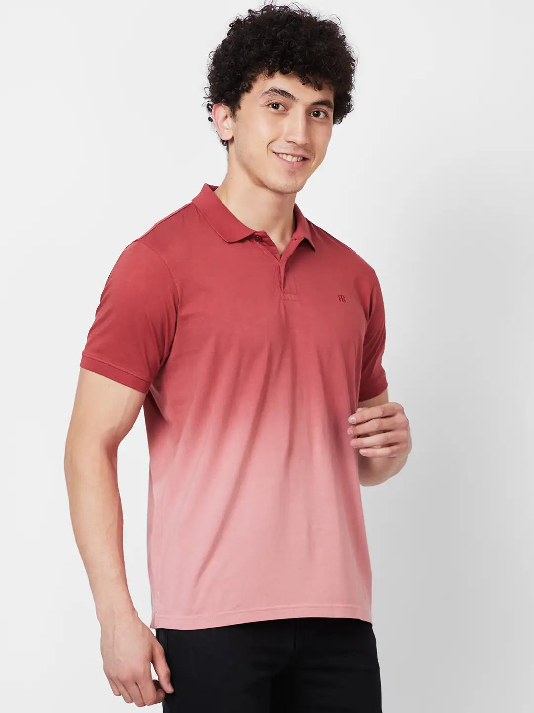 Raymond Contemporary Fit Solid Black T-Shirt