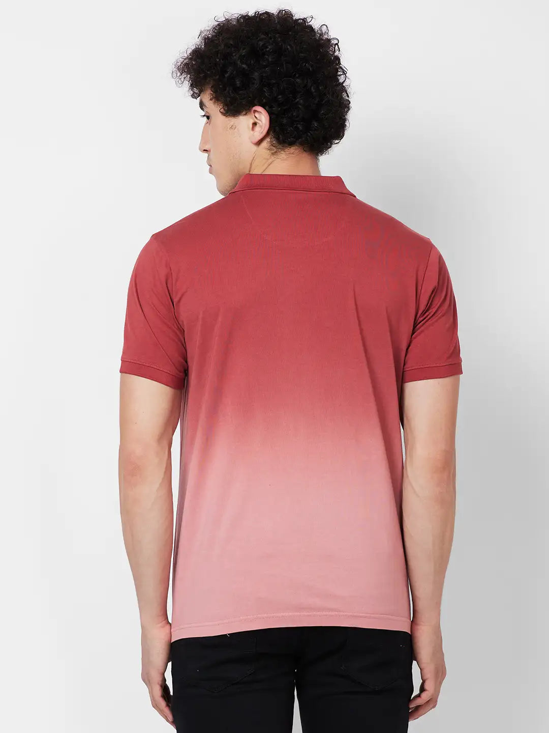 Raymond Contemporary Fit Solid Black T-Shirt