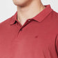 Raymond Contemporary Fit Solid Black T-Shirt