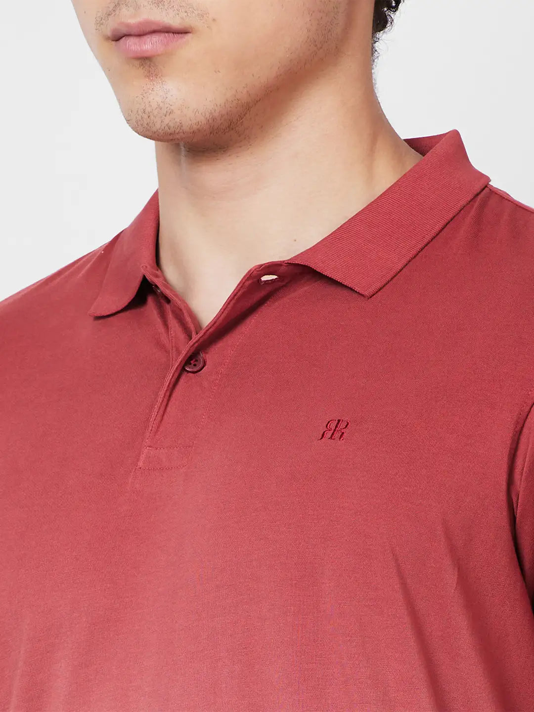 Raymond Contemporary Fit Solid Black T-Shirt