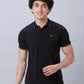Raymond Men Red Solid Contemporary Fit Cotton T-Shirt