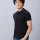 Raymond Men Red Solid Contemporary Fit Cotton T-Shirt