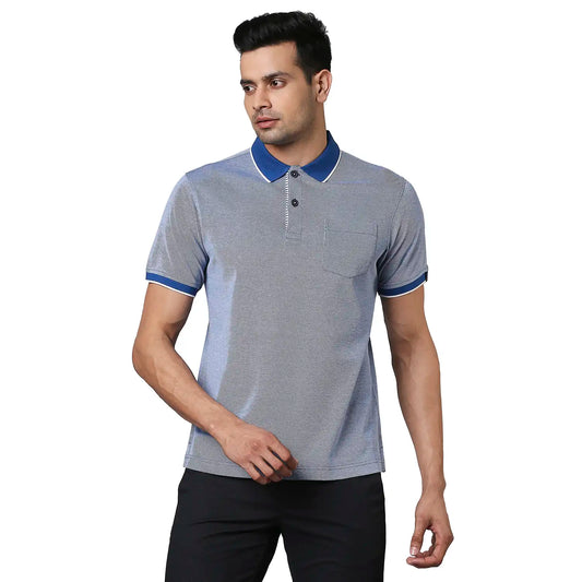 Men Contemporary Fit Dark Green Polo