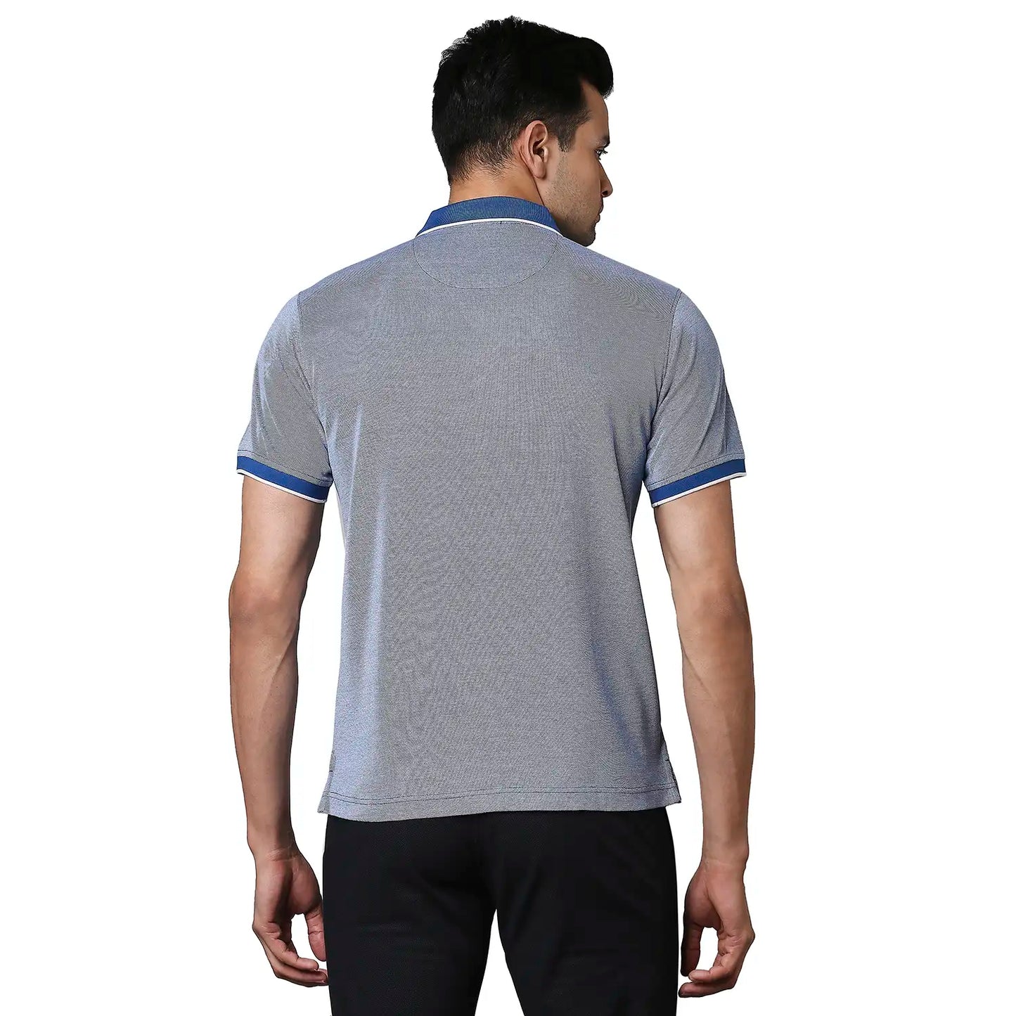 Men Contemporary Fit Dark Green Polo
