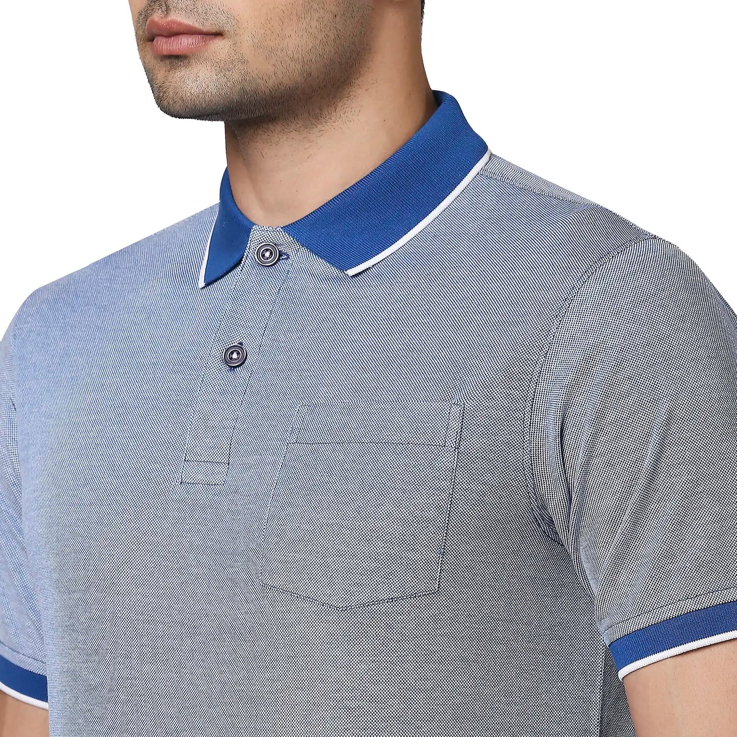 Men Contemporary Fit Dark Green Polo