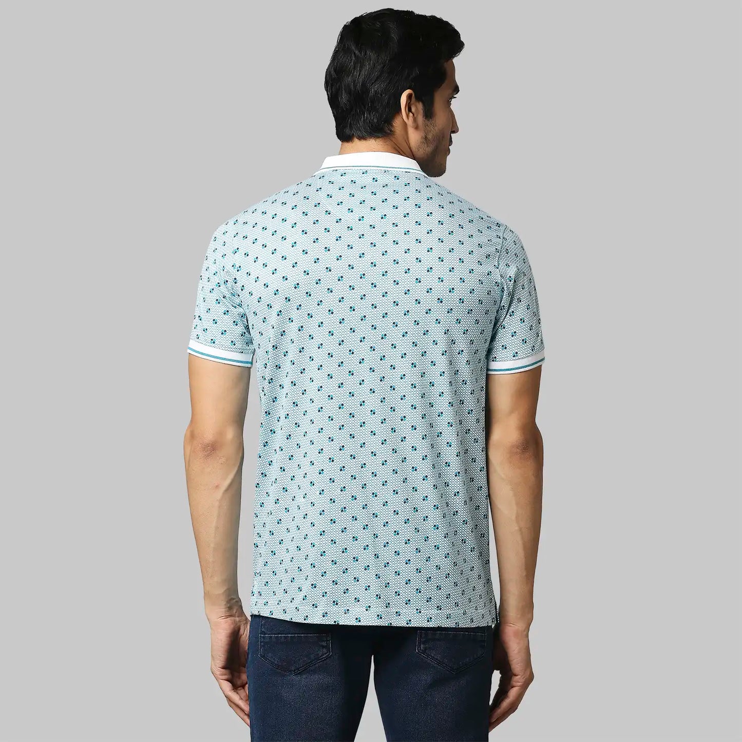 Men Slim Fit Green Shirt