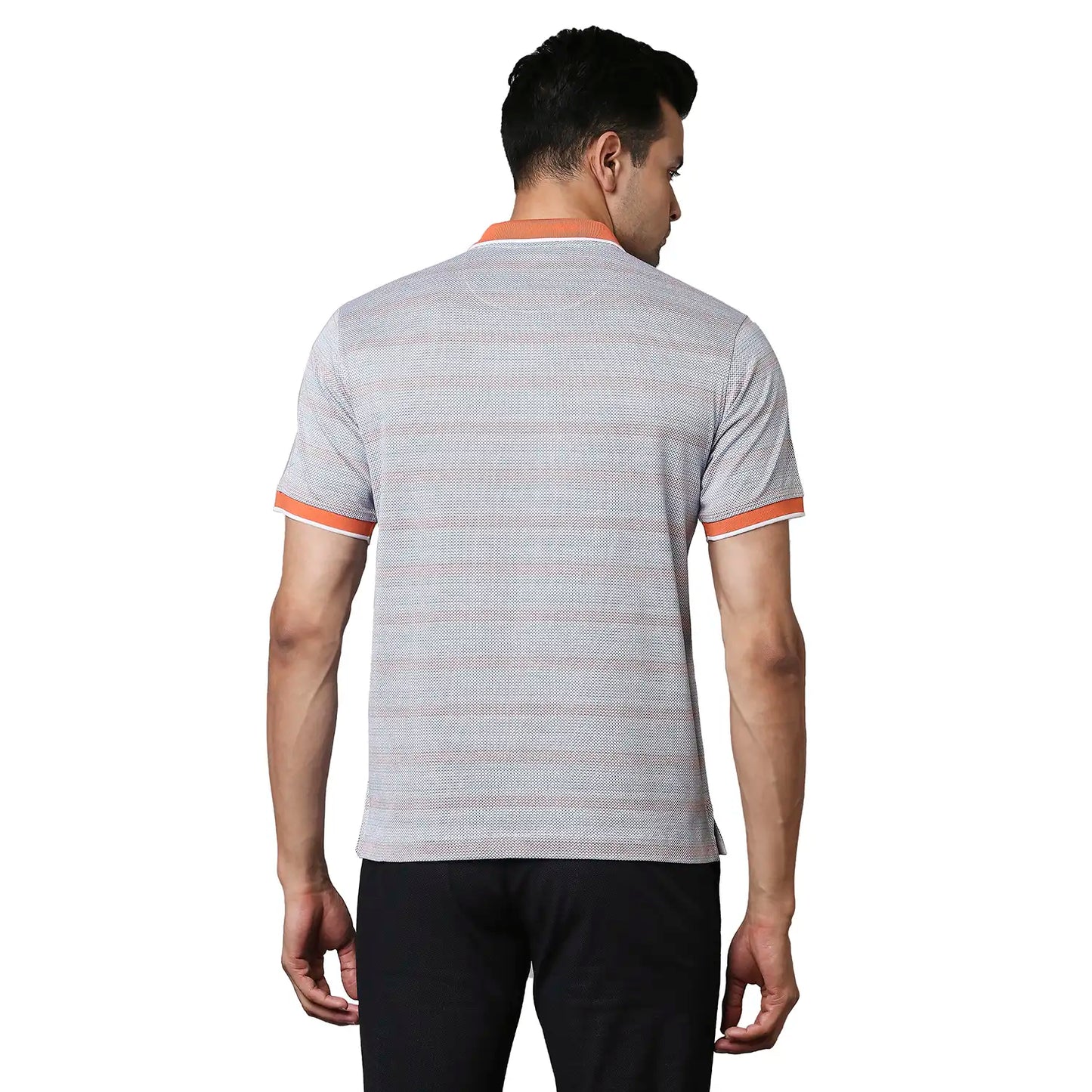 Men Contemporary Fit Dark Maroon T-Shirt