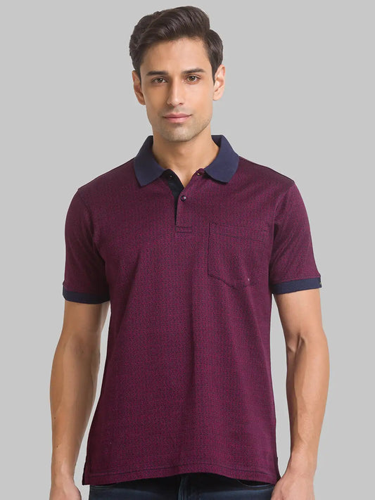 Men Regular Fit Green T-Shirt & Polo