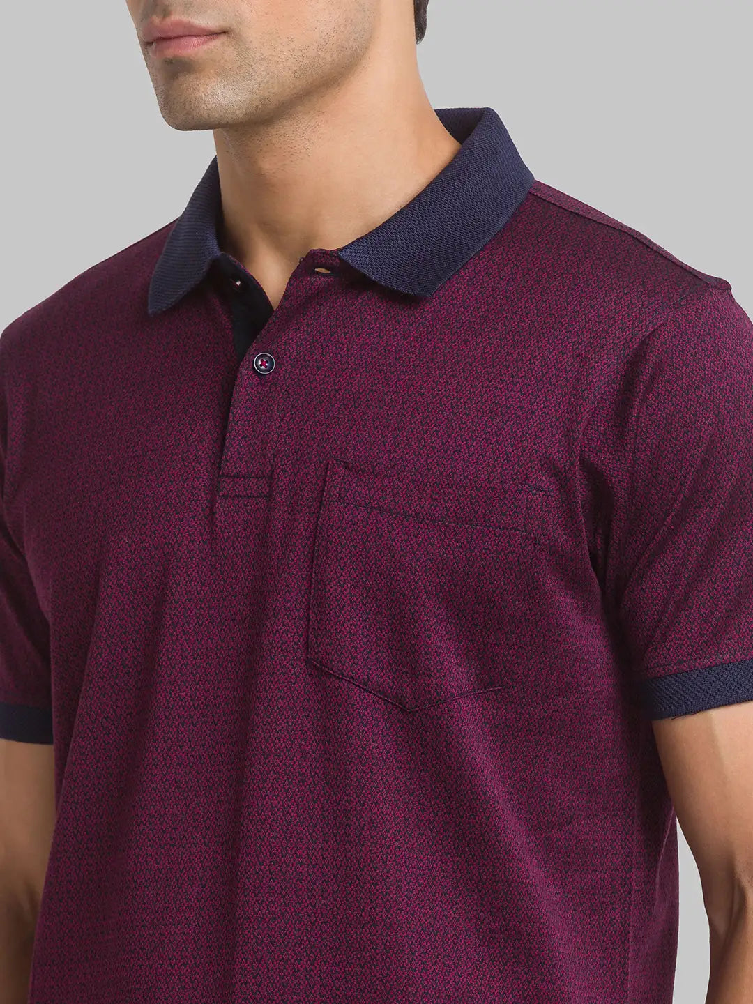 Men Regular Fit Green T-Shirt & Polo