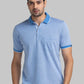 Men Regular Fit Blue Polo