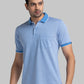 Men Regular Fit Blue Polo