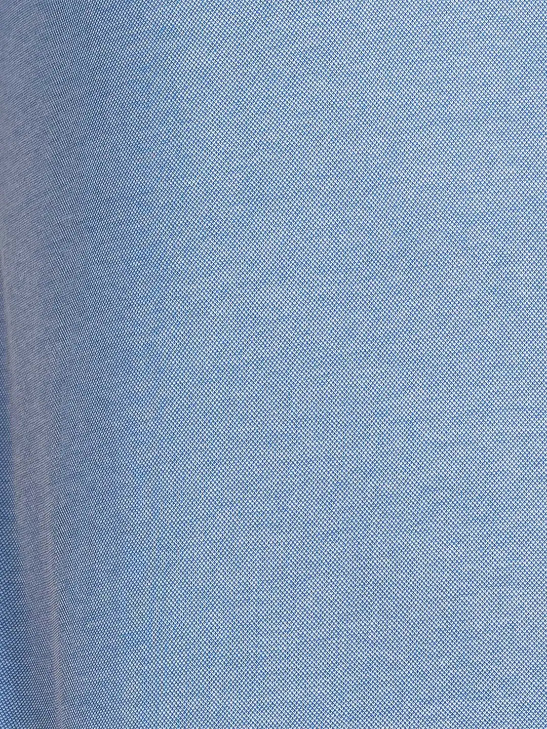 Men Regular Fit Blue Polo