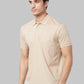 Men Orange Classic Fit Supima Cotton T-Shirt