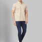 Men Orange Classic Fit Supima Cotton T-Shirt