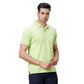 Men Black Contemporary Fit Solid Knit Cotton T-Shirt