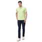 Men Black Contemporary Fit Solid Knit Cotton T-Shirt