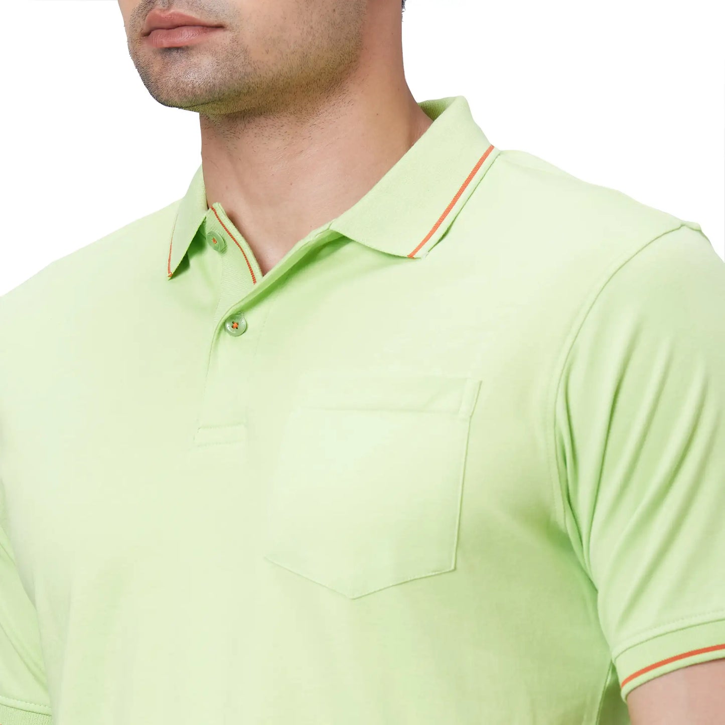 Men Black Contemporary Fit Solid Knit Cotton T-Shirt