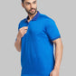 Raymond Men Brown Jacquard Contemporary Fit Cotton T-Shirt