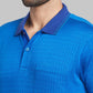 Raymond Men Brown Jacquard Contemporary Fit Cotton T-Shirt