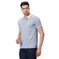 Men Orange Regular Fit Print Cotton T-Shirt