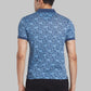 Men Maroon Contemporary Fit Print Cotton T-Shirt