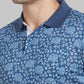 Men Maroon Contemporary Fit Print Cotton T-Shirt