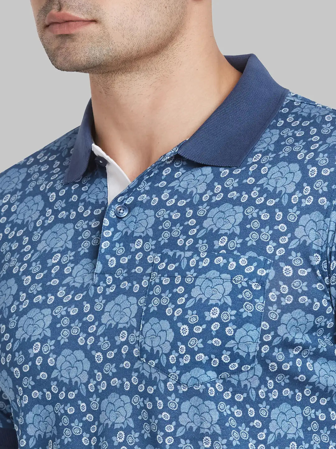 Men Maroon Contemporary Fit Print Cotton T-Shirt