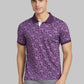 Men Grey Contemporary Fit Print Cotton T-Shirt