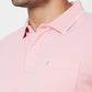 Raymond Contemporary Fit Woven Design Light Blue T-Shirt