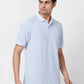 Raymond Contemporary Fit Woven Design Light Red T-Shirt