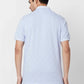 Raymond Contemporary Fit Woven Design Light Red T-Shirt