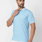 Raymond Contemporary Fit Solid Black T-Shirt