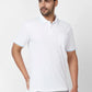 Raymond Contemporary Fit Solid Dark Brown T-Shirt