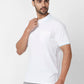 Raymond Contemporary Fit Solid Dark Brown T-Shirt