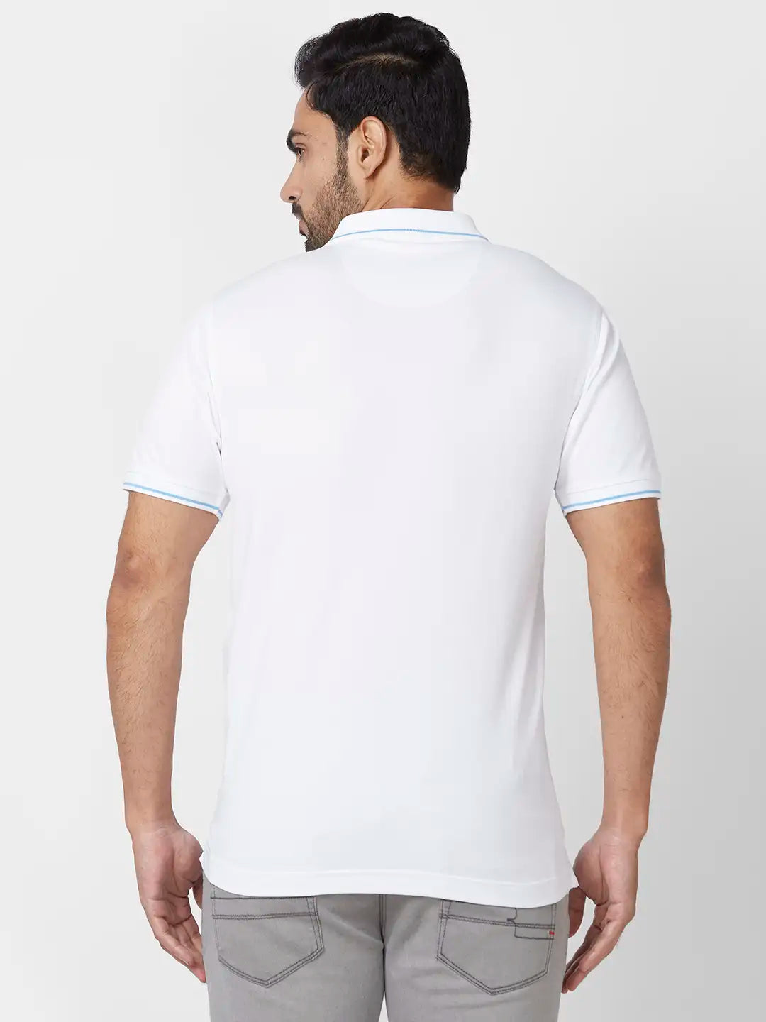 Raymond Contemporary Fit Solid Dark Brown T-Shirt